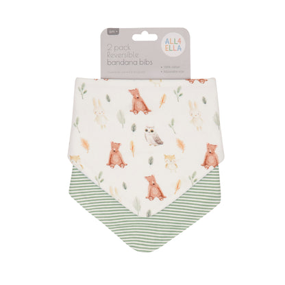 All 4 Ella Bandana Bibs 2 Pack – Various