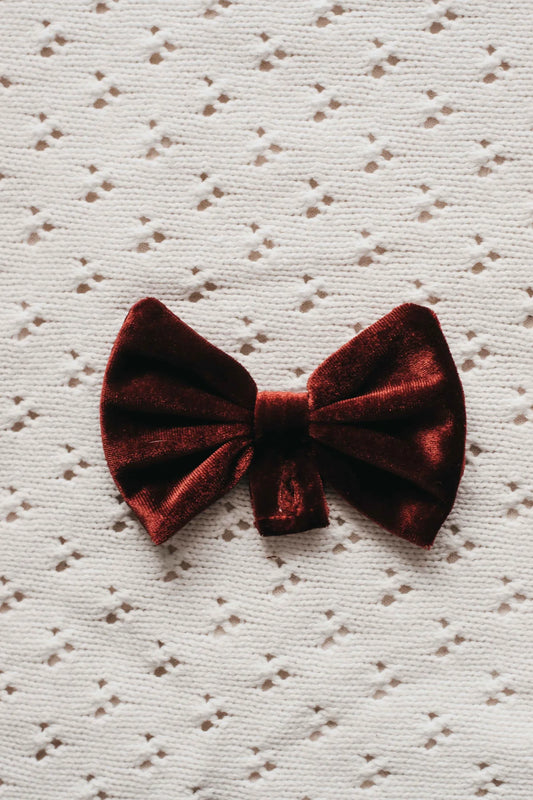 Bencer & Hazelnut Red Velvet Bow tie PREORDER