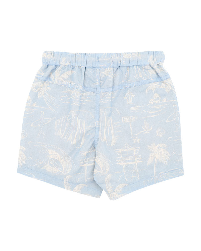 Fox & Finch Surfs Up Linework Shorts