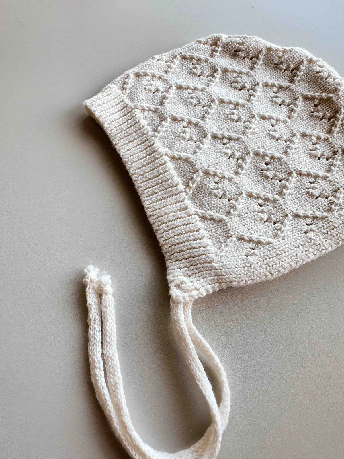 Freckles The Label Mila Pointelle Bonnet Snow
