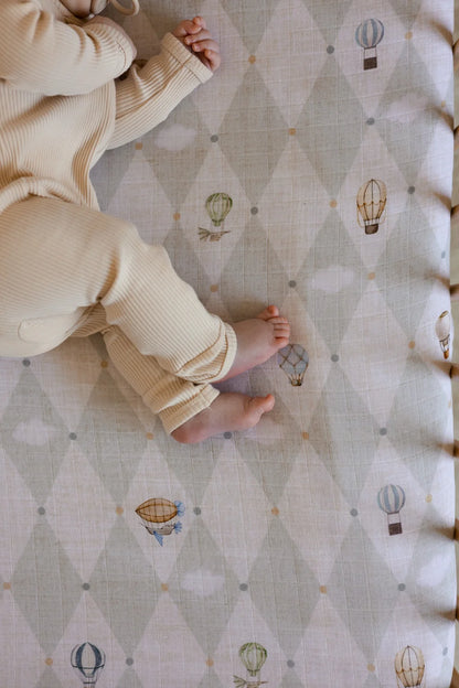Pop Ya Tot Up & Away Fitted Cot Sheet