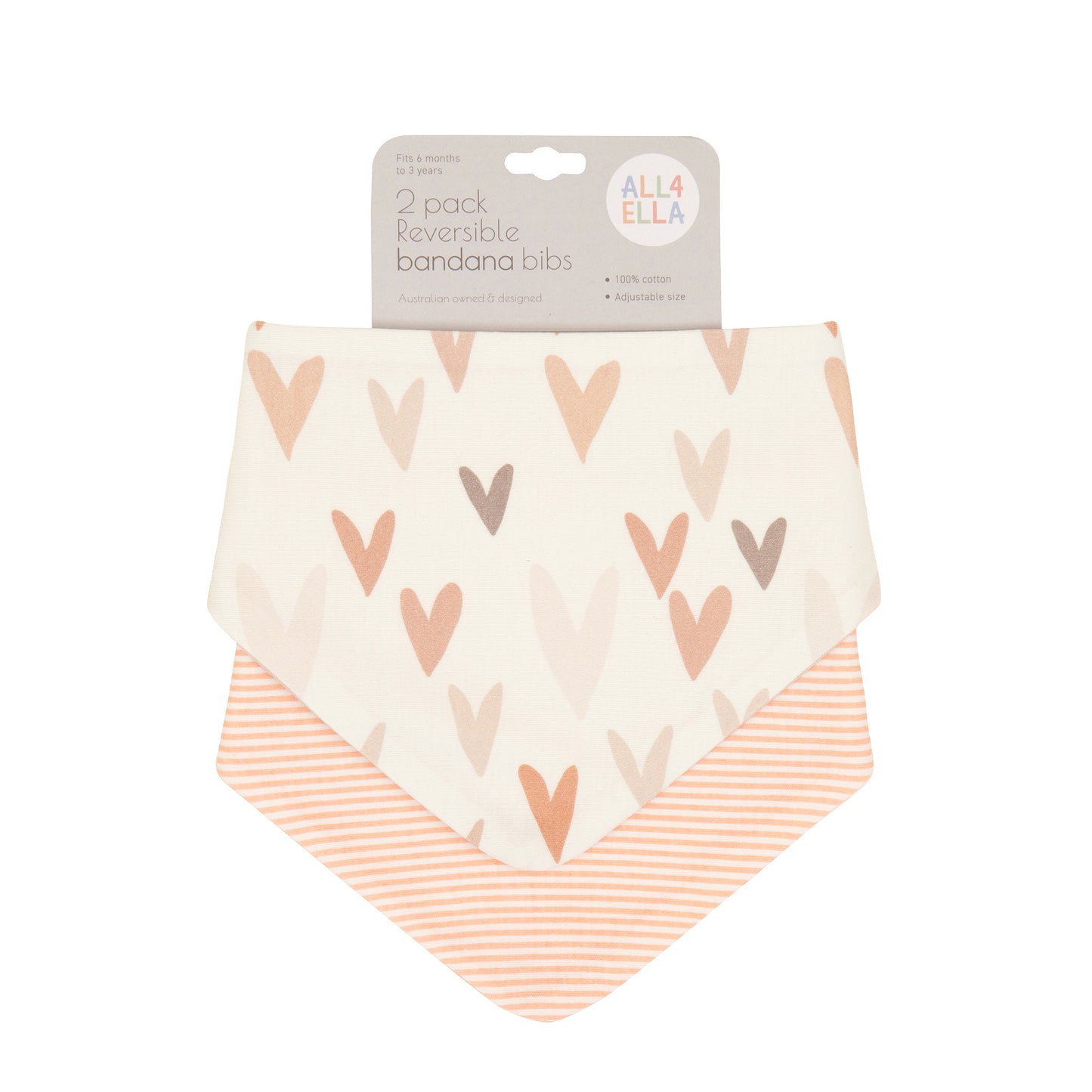 All 4 Ella Bandana Bibs 2 Pack – Various