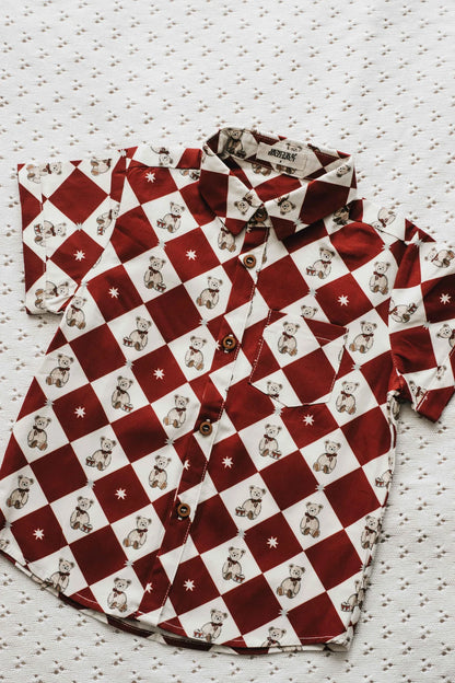 Bencer & Hazelnut Button Up Shirt Peshal Diamond PREORDER
