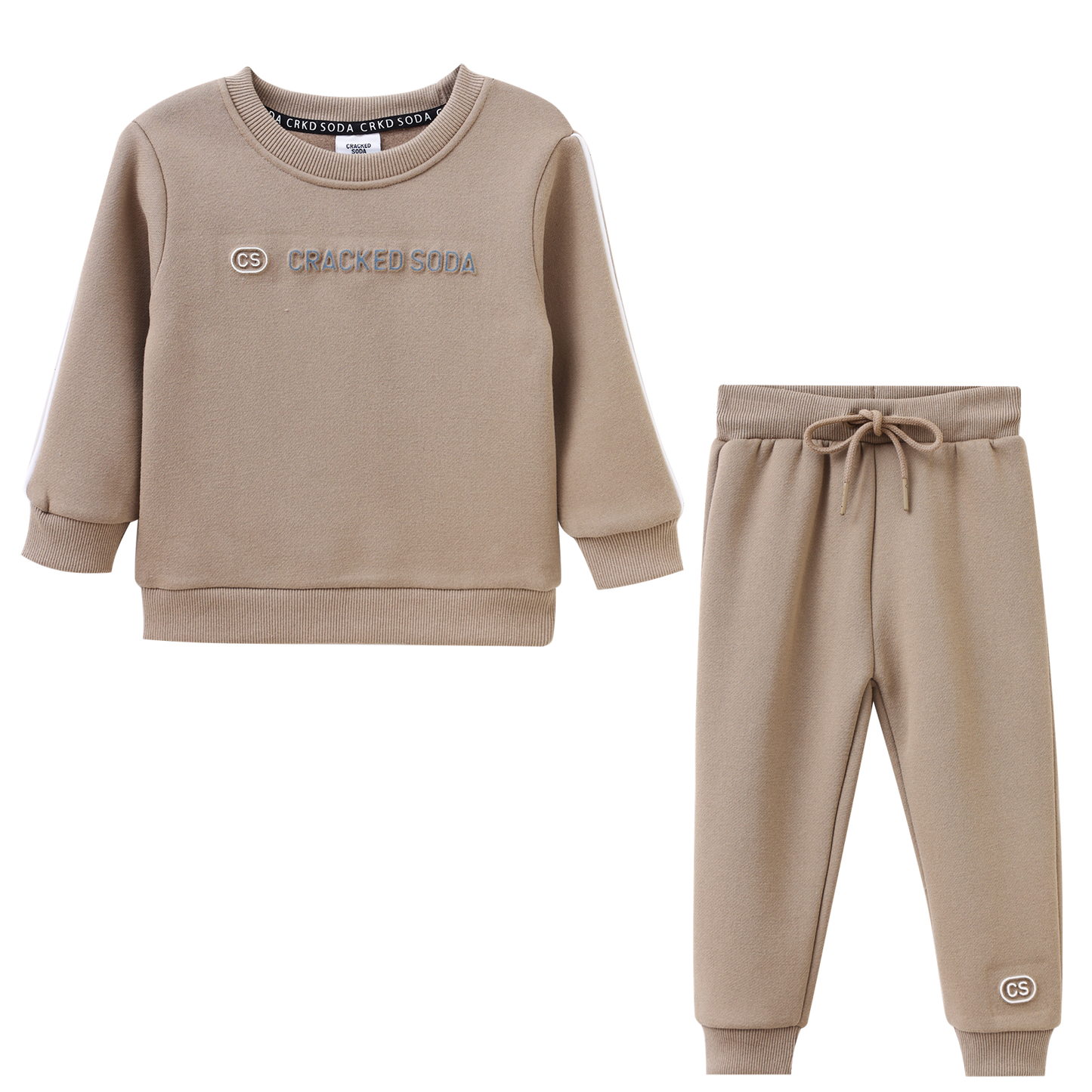 Cracked Soda Jack 2 Piece Crew Set Walnut