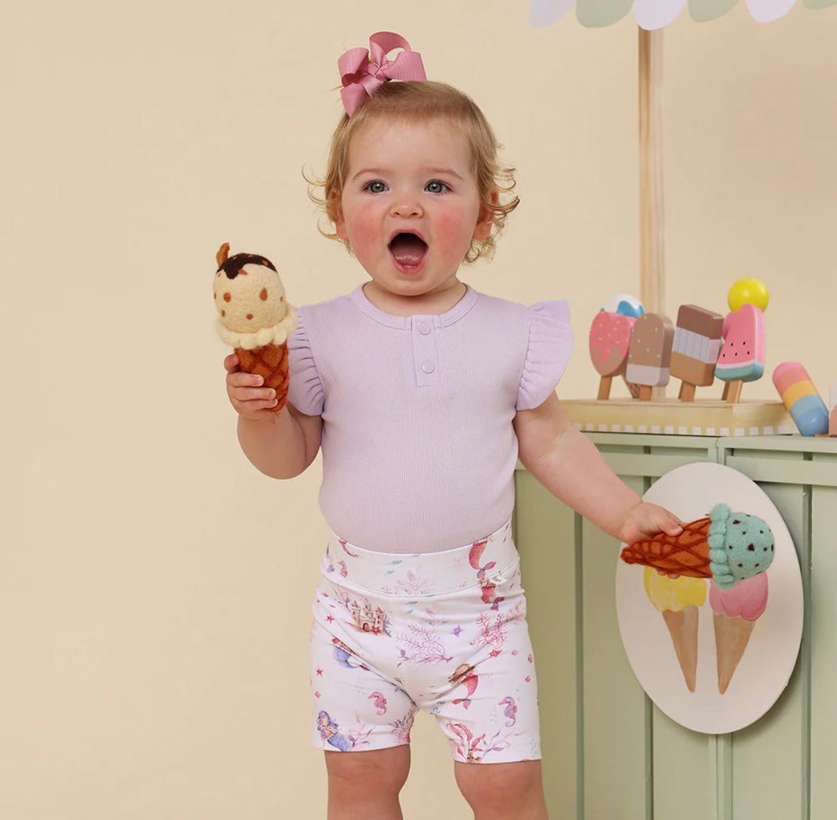 Snuggle Hunny Mermaid Bike Shorts