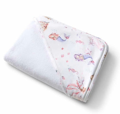 Snuggle Hunny Mermaid Hooded Baby Towel