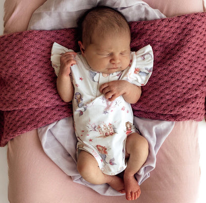 Snuggle Hunny Mermaid Short Sleeve Bodysuit