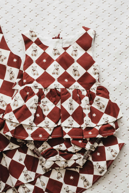 Bencer & Hazelnut Dress / Playsuit Peshal Diamond PREORDER