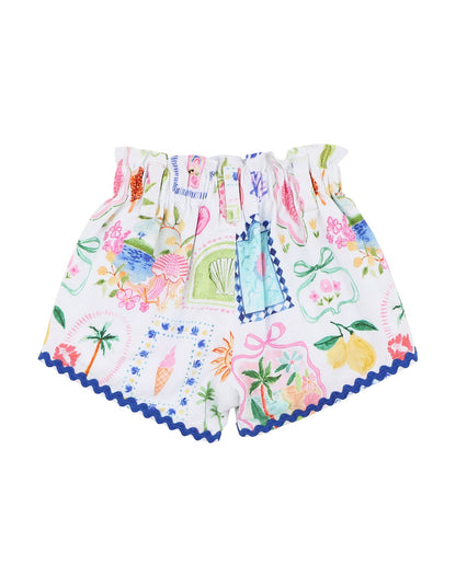 Fox & Finch Summer Vacay Ric Rac Shorts