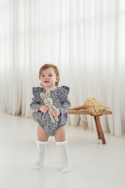 Aster & Oak Mia Floral Bubble Romper