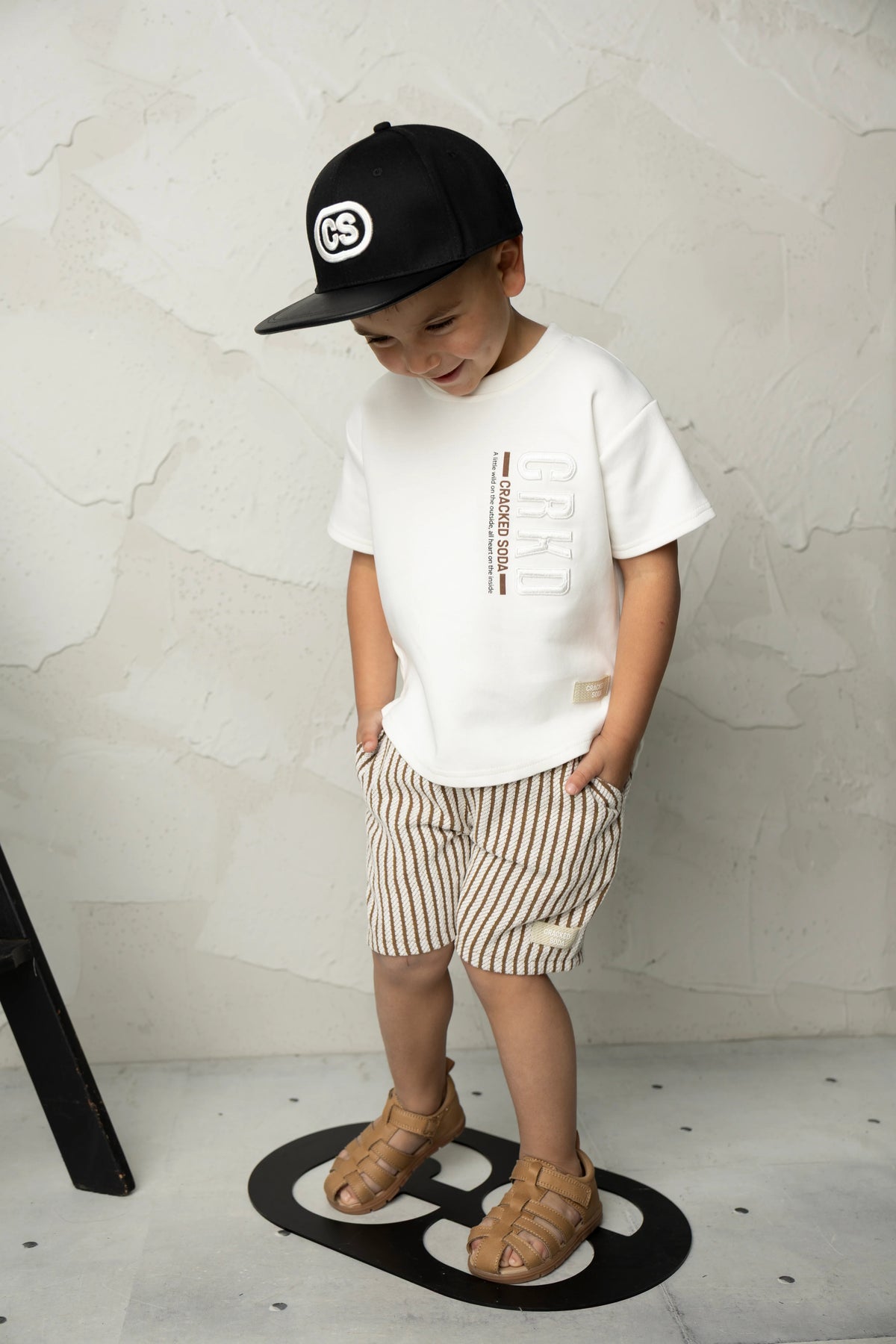 Cracked Soda Elias CRKD Tee White