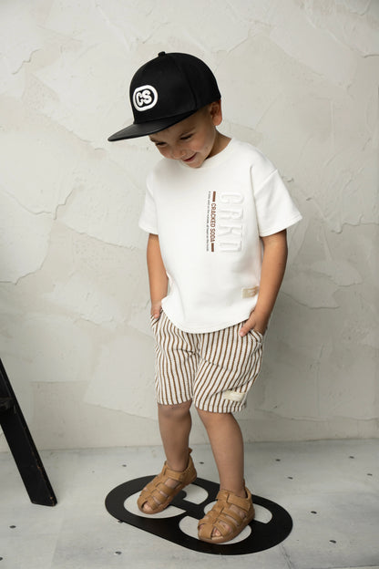 Cracked Soda Elias CRKD Tee White