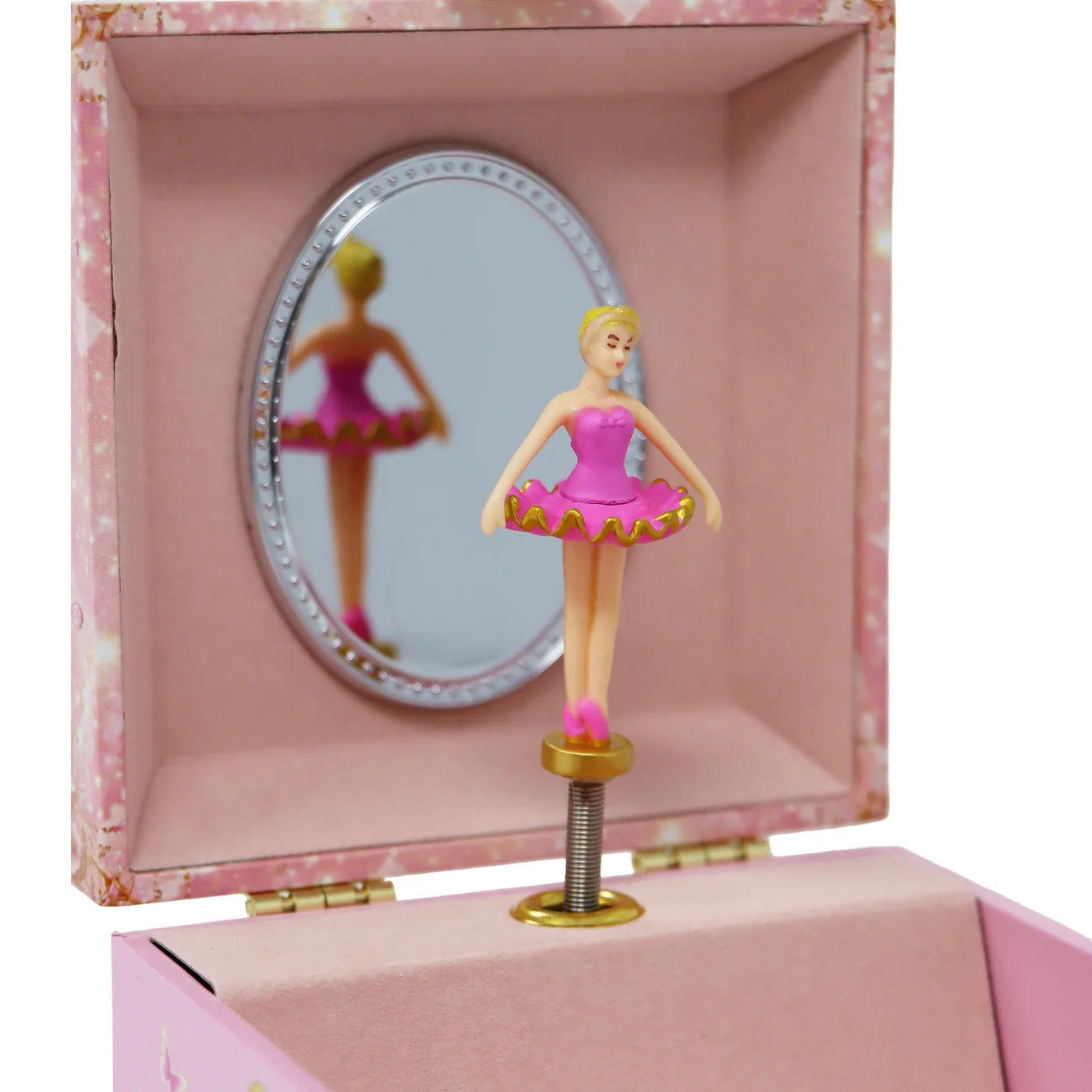 Pink Poppy Ballerina Musical Jewellery Box Small