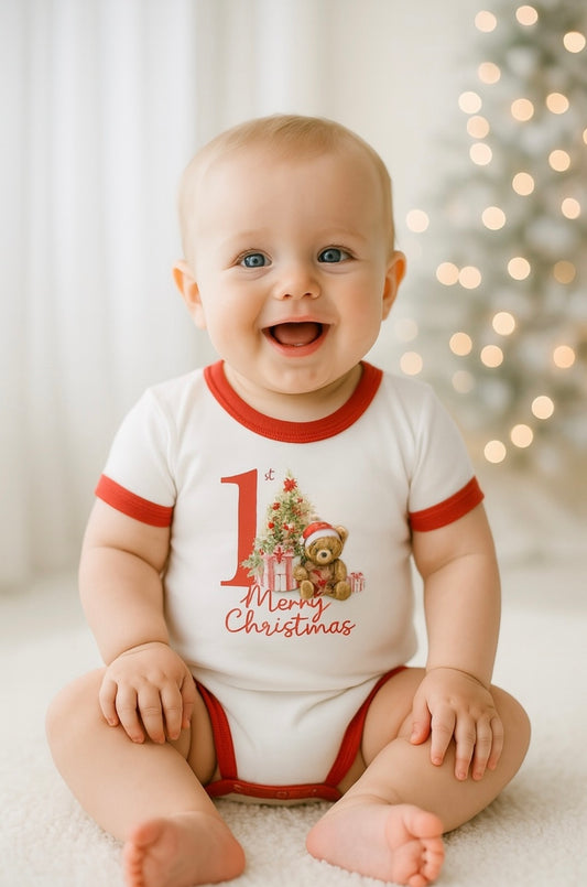 Confetti Kidz My First Christmas Bamboo Bodysuit