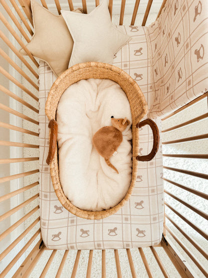 Pop Ya Tot The Rocking Horse Fitted Cot Sheet