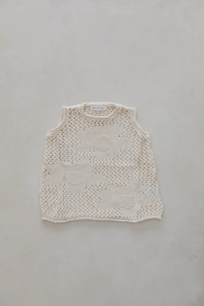 Belle & Sun Crochet Sea Dress Natural