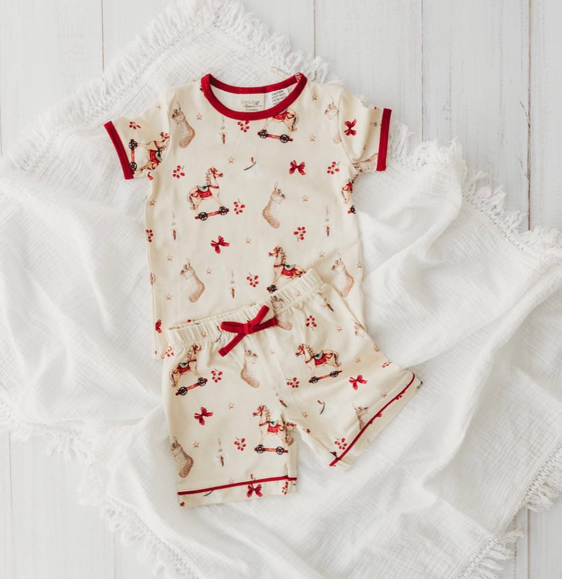 Child of Mine Bamboo PJ's Vintage Rocking Horse