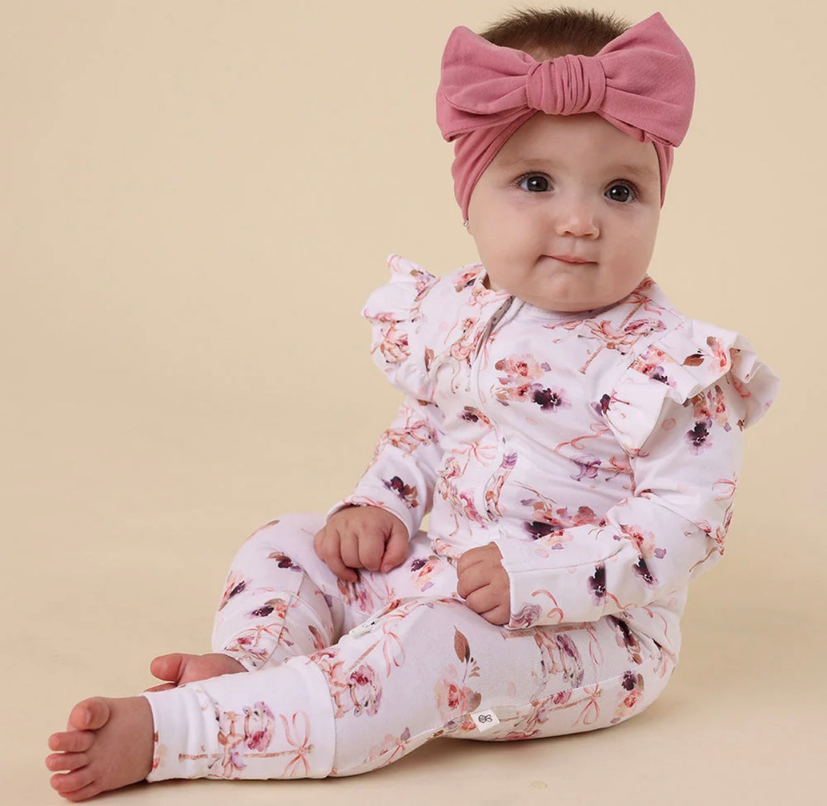 Snuggle Hunny Carousel Snugglesuit Convertible Romper