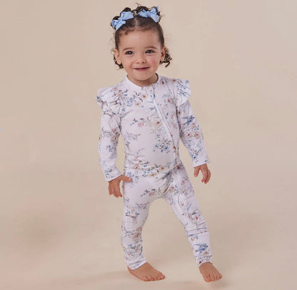 Snuggle Hunny Sweet Swallows Snugglesuit Convertible Romper