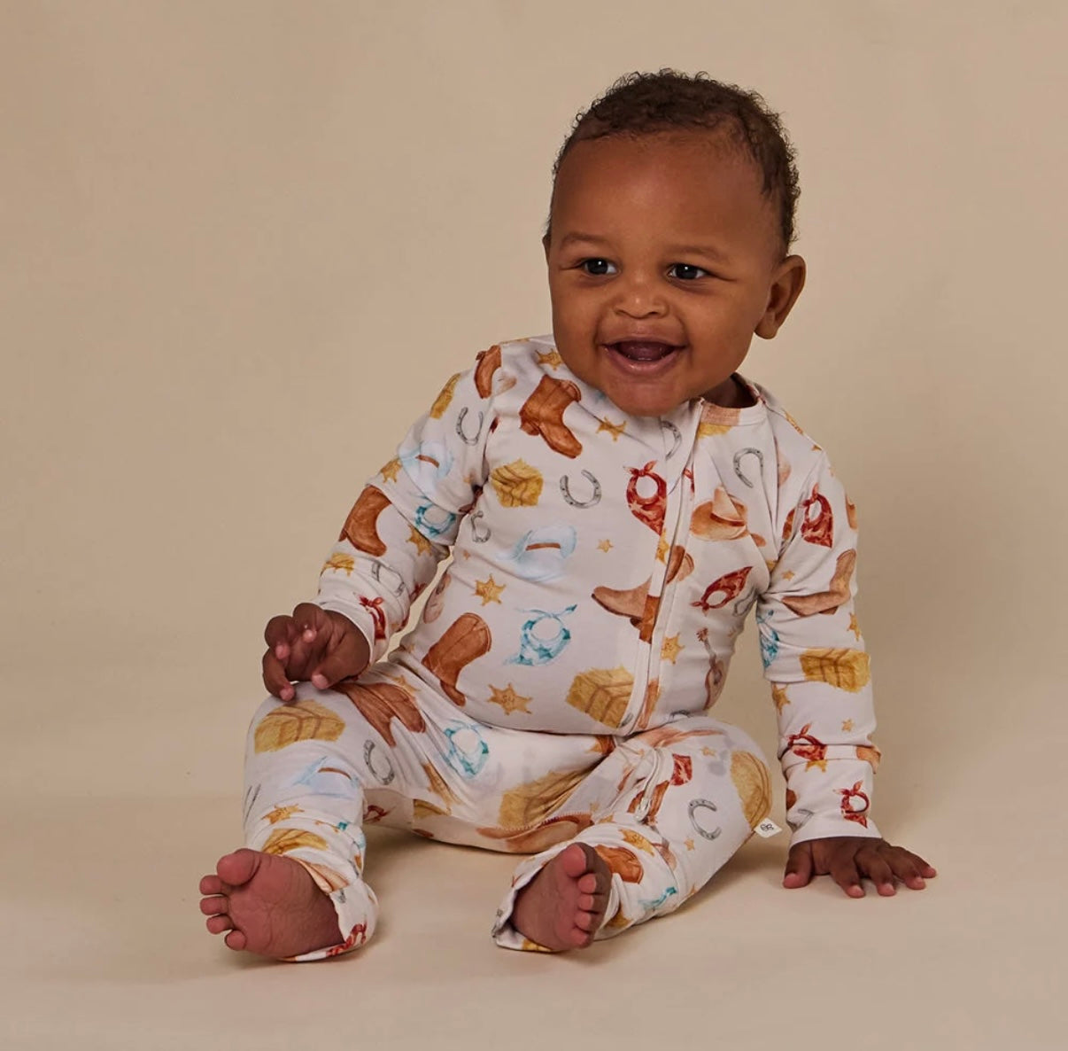 Snuggle Hunny Cowboys Snugglesuit Convertible Romper