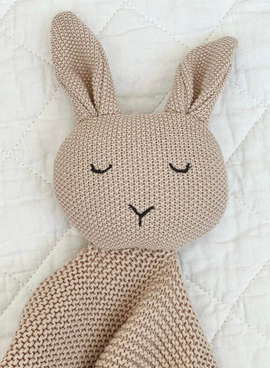 Coko Baby Heirloom Bunny Comforter Oat