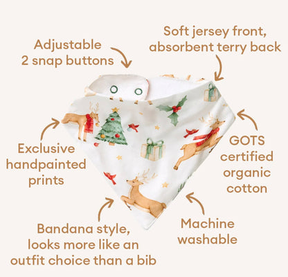 Snuggle Hunny Prancer & Friends Dribble Bib