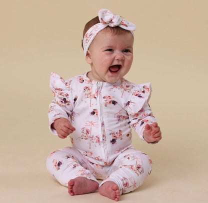 Snuggle Hunny Carousel Snugglesuit Convertible Romper
