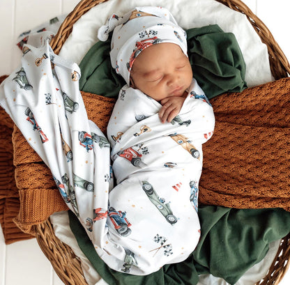Snuggle Hunny Wrap & Beanie Set – Various