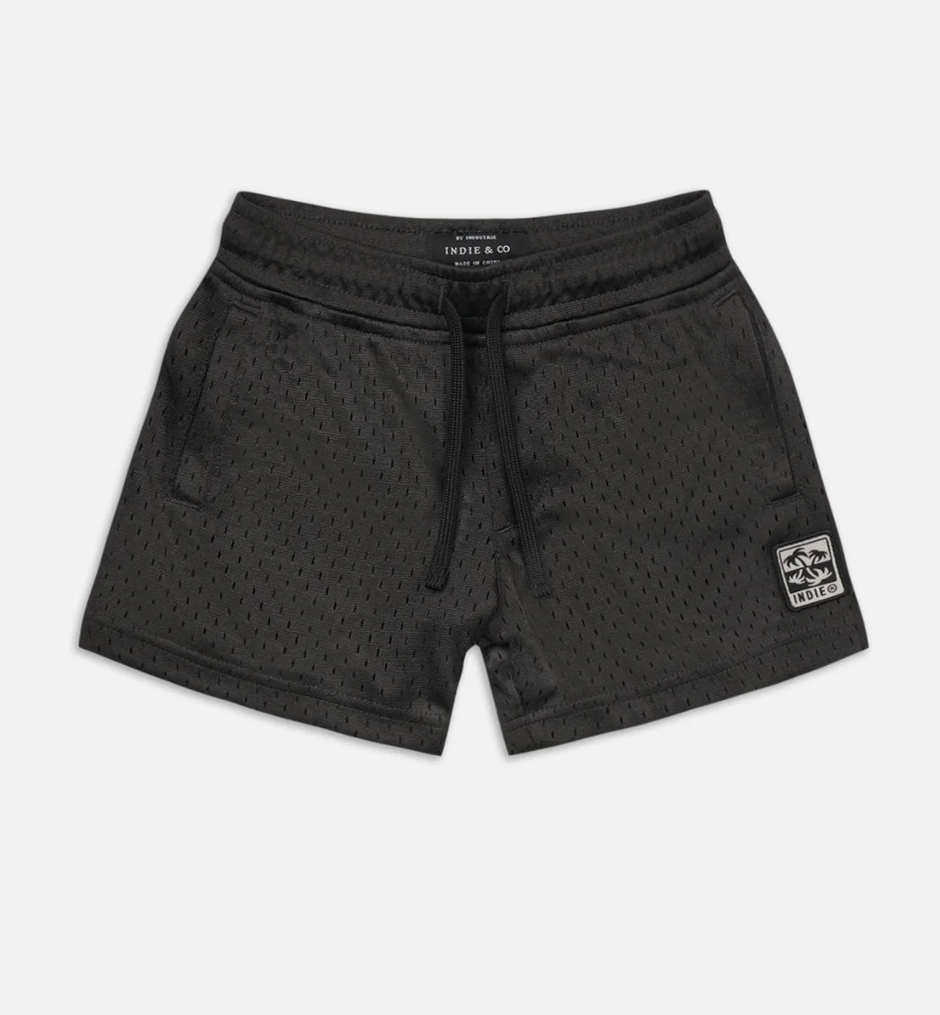 Indie Kids Keller Basketball Shorts Washed Black