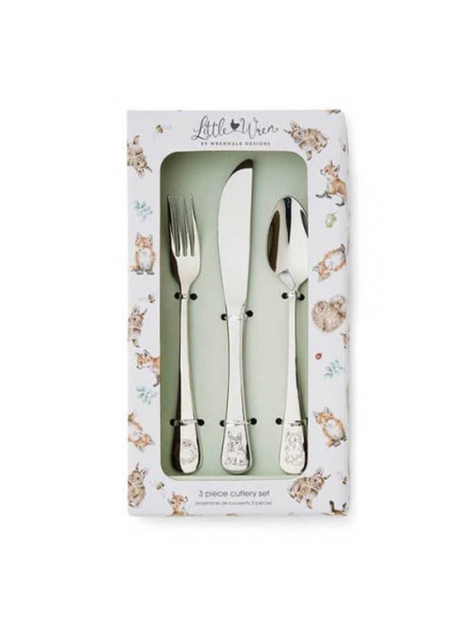 Wrendale 3 Piece Cutlery Set