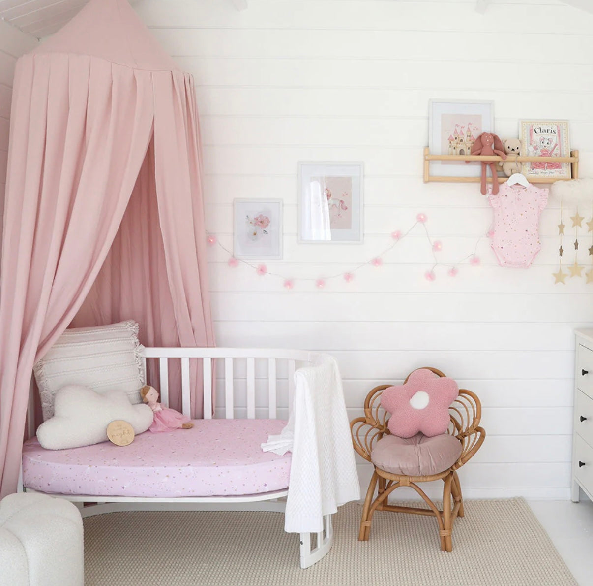 Snuggle Hunny Twinkle Fitted Cot Sheet