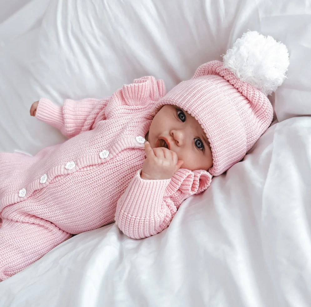 Thea With Love Frilly Pretty Pink Romper