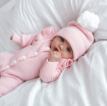 Thea With Love Frilly Pretty Pink Romper