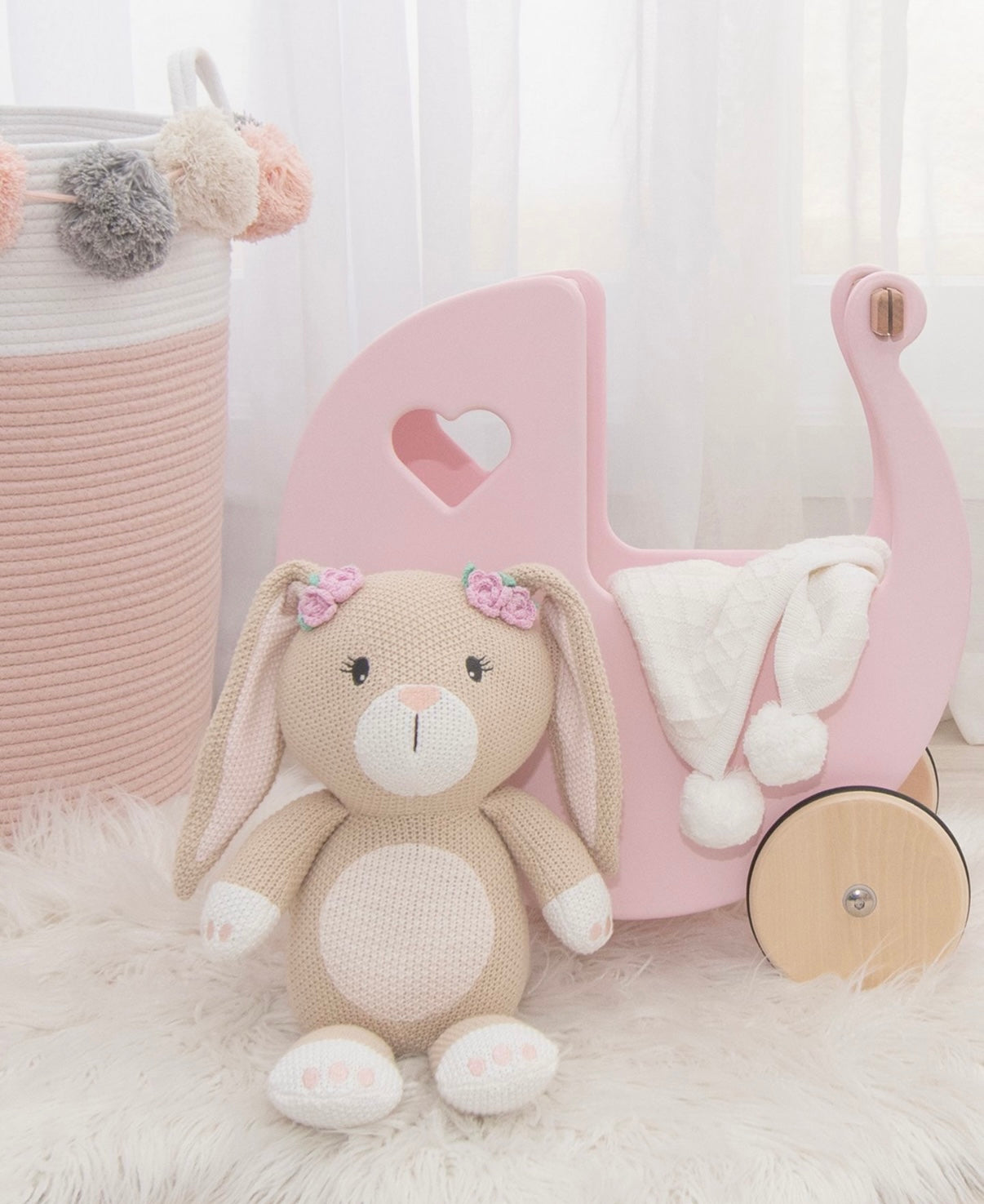 Living Textiles Amelia the Bunny Knitted Toy