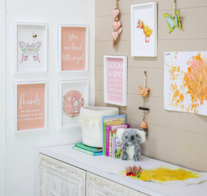 Lavida Set of 2 “This Princess Rules the Castle” Framed Wall Art