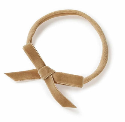 Snuggle Hunny Velvet Hair Bow Headband – Various