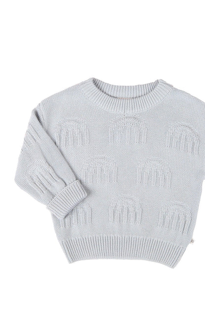 Kynd Baby Rainbow Knit Jumper Sky Blue