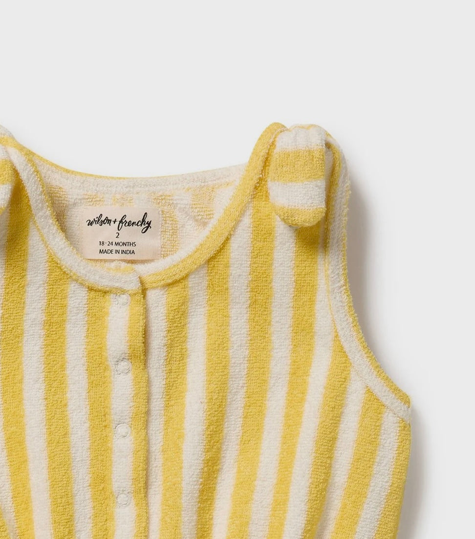 Wilson & Frenchy Honey Wave Organic Terry Playsuit