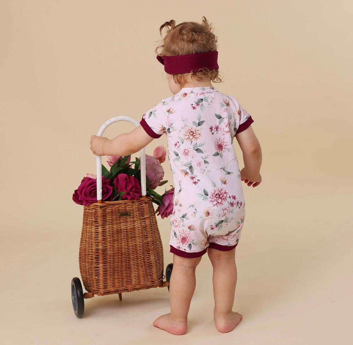 Snuggle Hunny Birds & Blooms Organic Snuggle Shortie