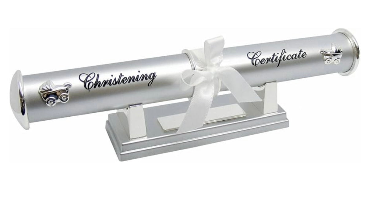 Russell Collection Christening Certificate Holder & Stand
