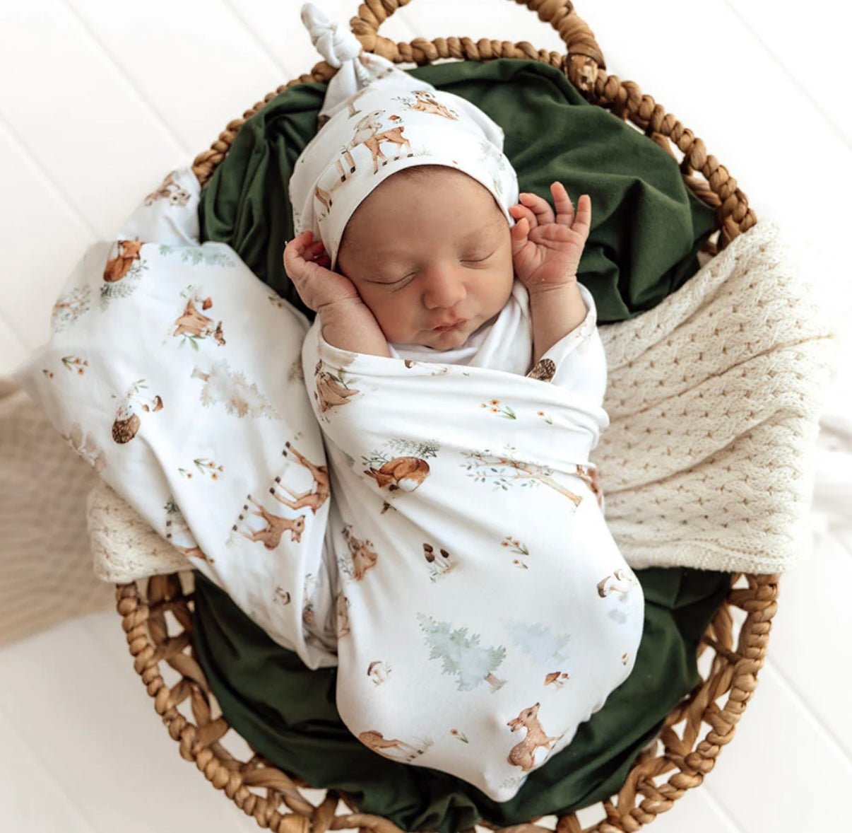 Snuggle Hunny Wrap & Beanie Set – Various