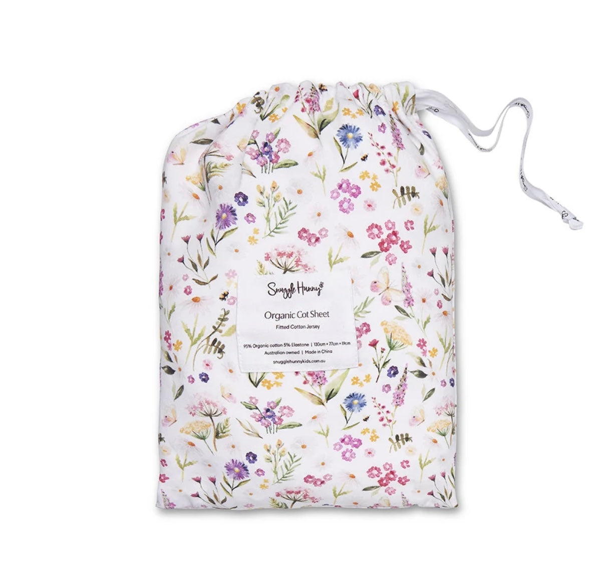 Snuggle Hunny Gracie Fitted Cot Sheet