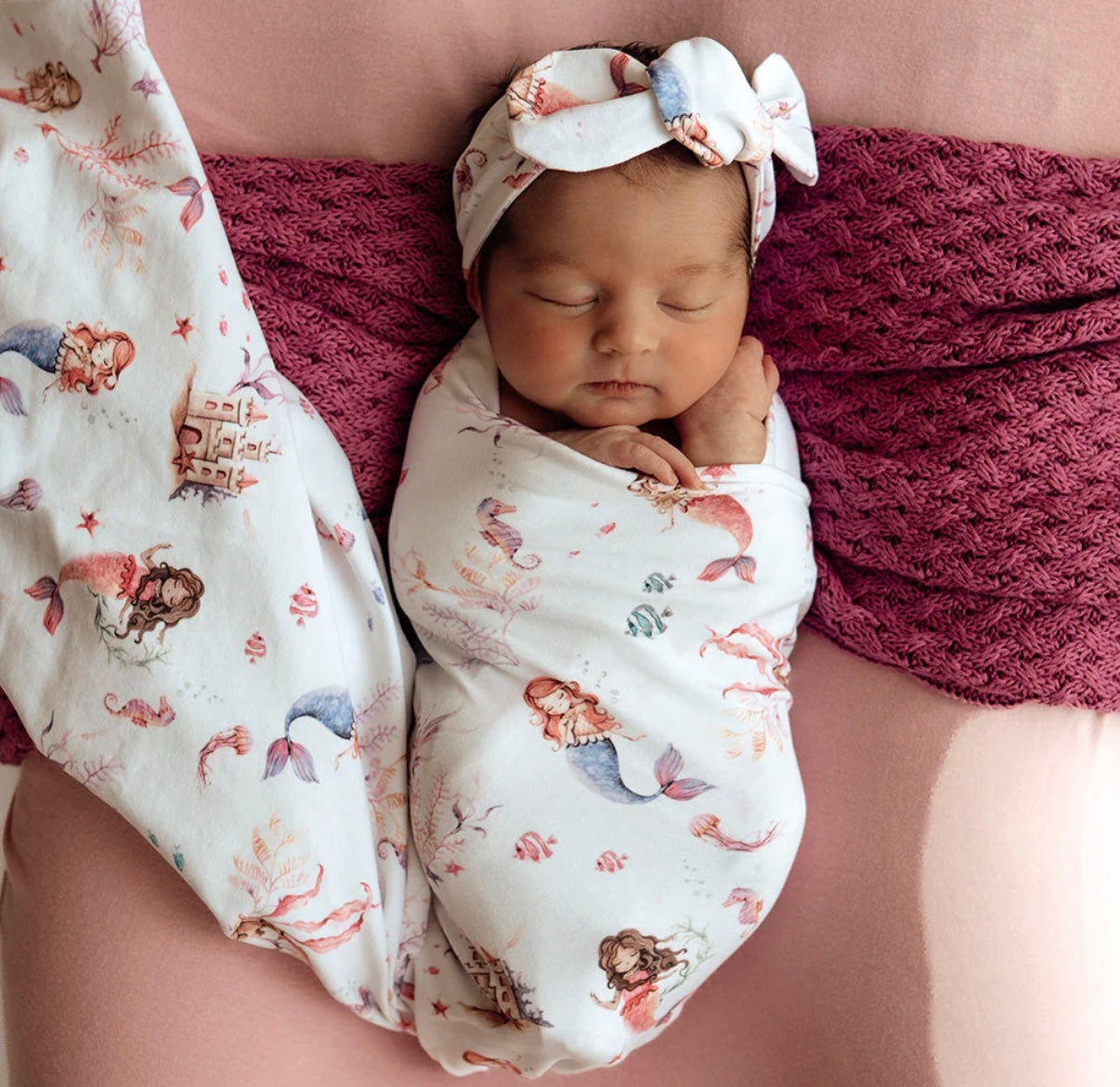 Snuggle Hunny Wrap & Topknot Set – Various