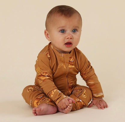 Snuggle Hunny Roar Snugglesuit Convertible Romper