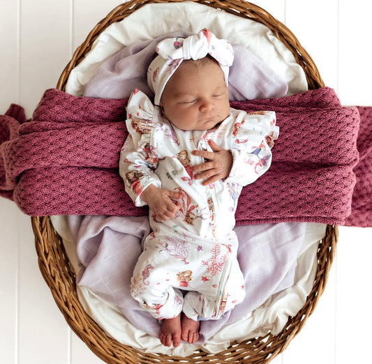 Snuggle Hunny Mermaid Snugglesuit Convertible Romper