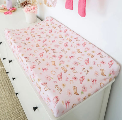 Snuggle Hunny Boots & Bows Bassinet / Change Pad Cover