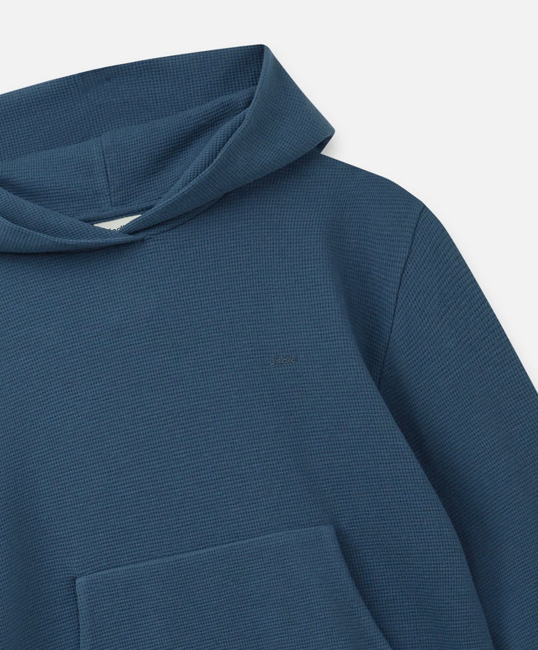 Industrie Kids Jackson Waffle Hoodie Wash Ocean
