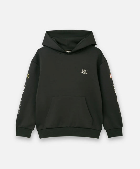 Indie Kids The Race Tech Hoodie Obsidian