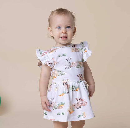 Snuggle Hunny Farm Short Sleeve Dress