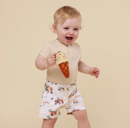 Snuggle Hunny Diggers & Tractors Shorts